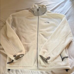 The North Face Ivory Full-Zip Fleece Jacket